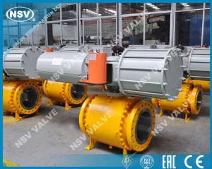 Pneumatic Actuator Trunnion Pob Valve